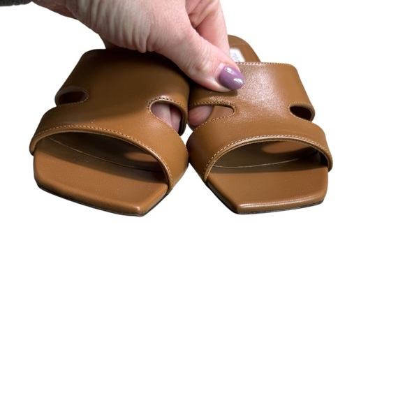 Jimmy Choo - NIB Ellison 45mm Leather Mules Sandals Sz 38 1/2 - Picture 5 of 11